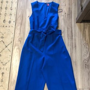 Vince Camuto Blue Wide Leg Jumpsuit
